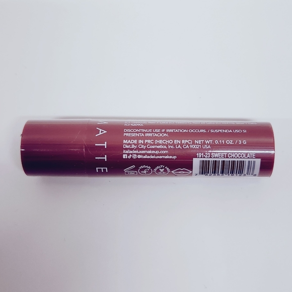 ⭐4/$15 Italia Deluxe Mousse Matte Lipstick Sweet Chocolate - Picture 6 of 8